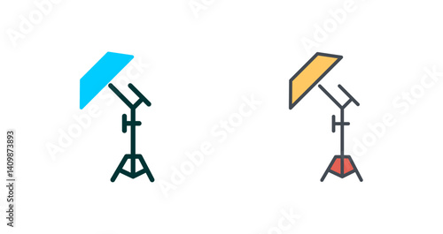 Photography Reflectors Icon Design