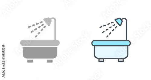 Bath Time Icon Design