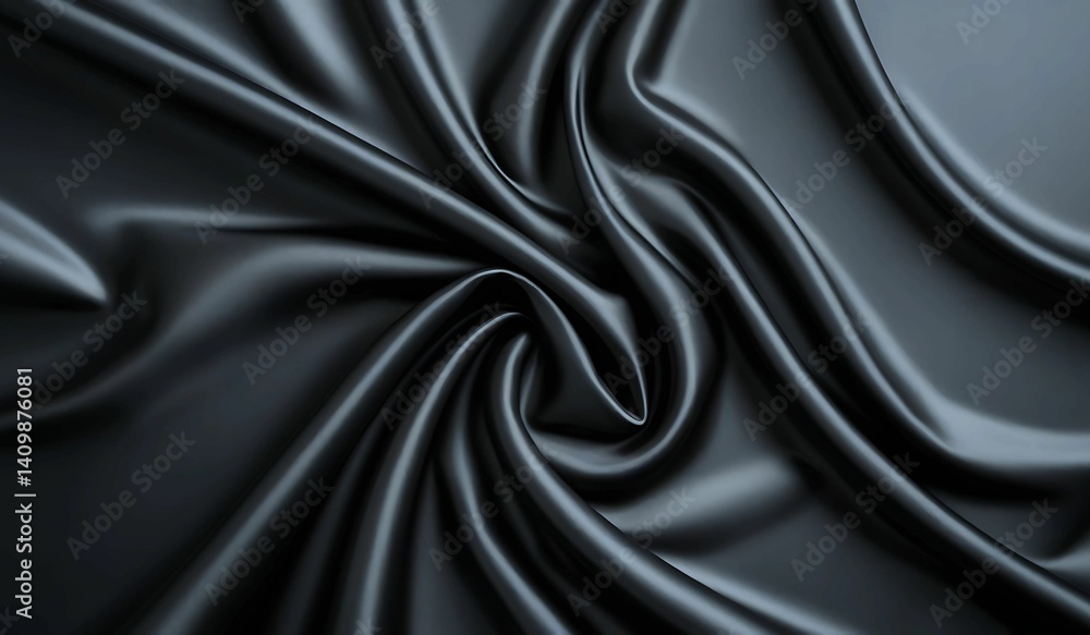 Fototapeta premium Elegant Black Fabric Surface for Premium Use