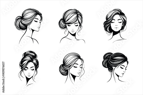 Elegant hairstyle collection for women
