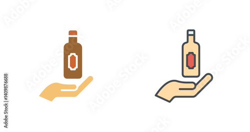 Wine Selection Icon Design