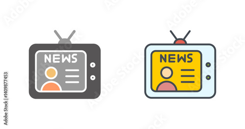 Newsreader Icon Design