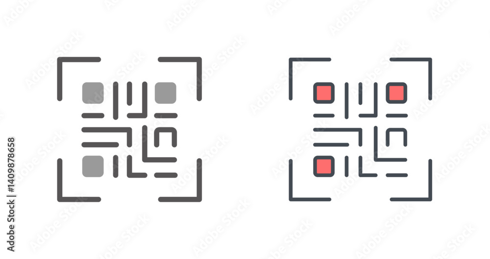 QR Code Generator Icon Design QR Code Generator Icon Design