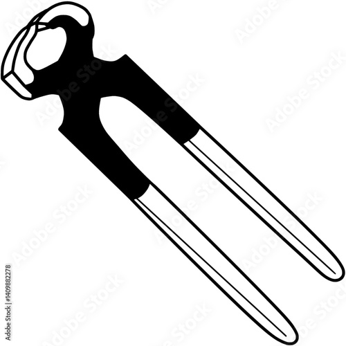 Nipper Pliers Vector Illustration