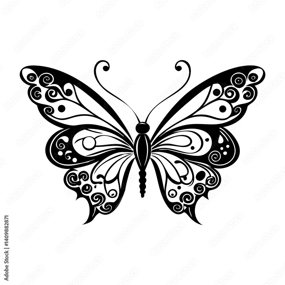 butterfly silhouette vector, Butterfly Vector Illustration butterfly silhouette vector, Butterfly Vector Illustration