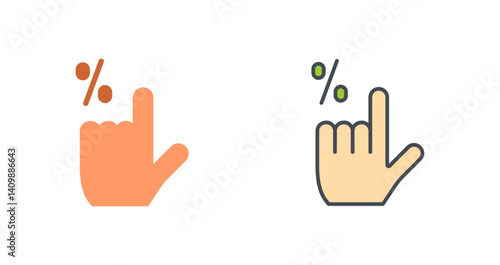 Click Through Rate Icon Design