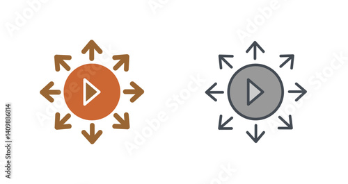Viral Content Icon Design