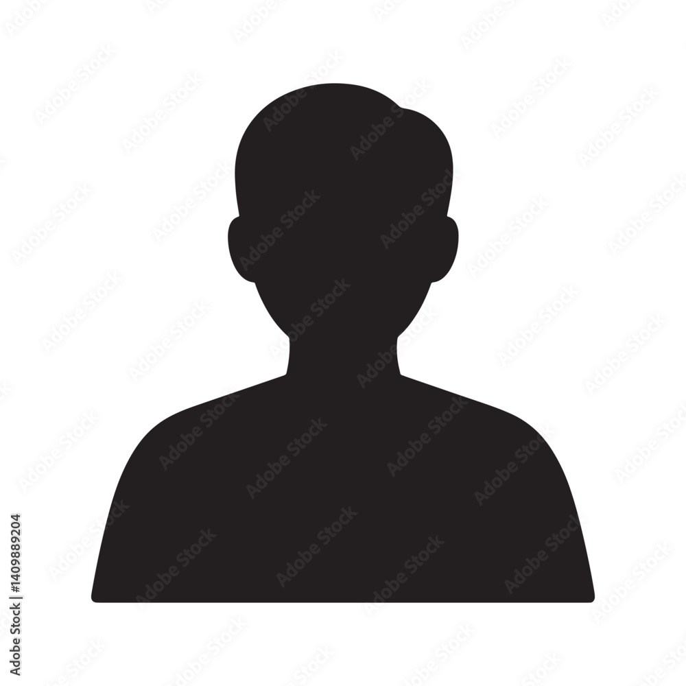 Generic User Avatar Icon Representing Identity and Profile Editable Vector Illustration Isolated on a White Background Generic User Avatar Icon Representing Identity and Profile Editable Vector Illustration Isolated on a White Background