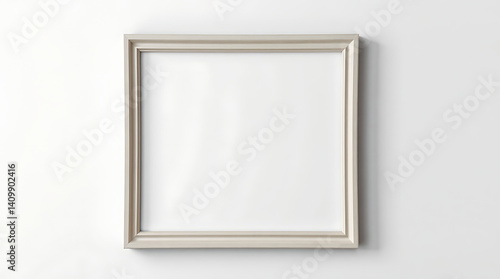 bingkai minimalis dengan garis tajam dan warna netral