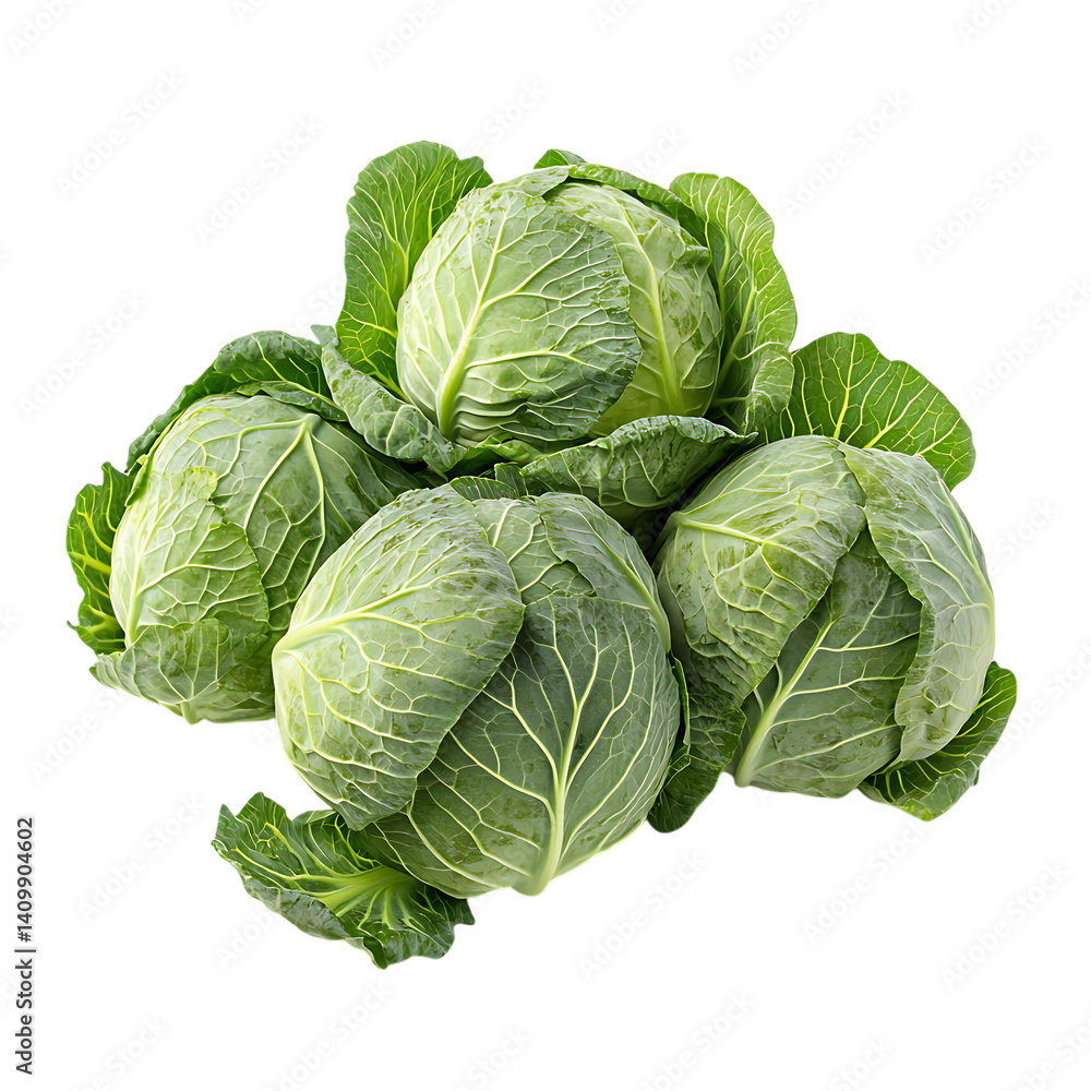 Fototapeta premium Cabbage pile png