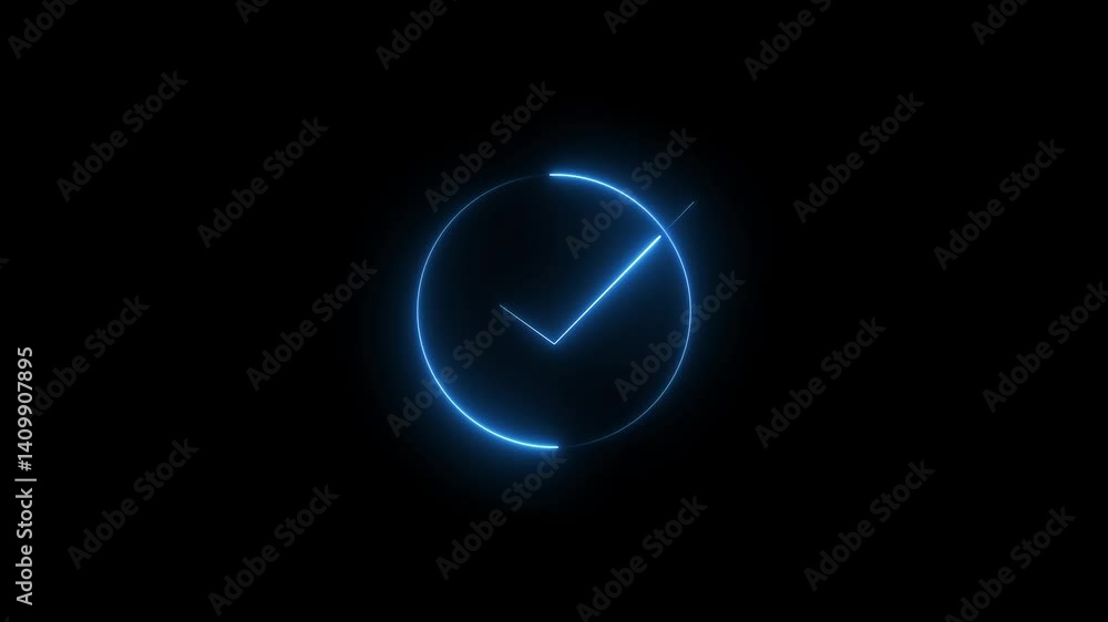 Check mark icon animation. Right tick mark symbol. Check mark icon animation. Right tick mark symbol.