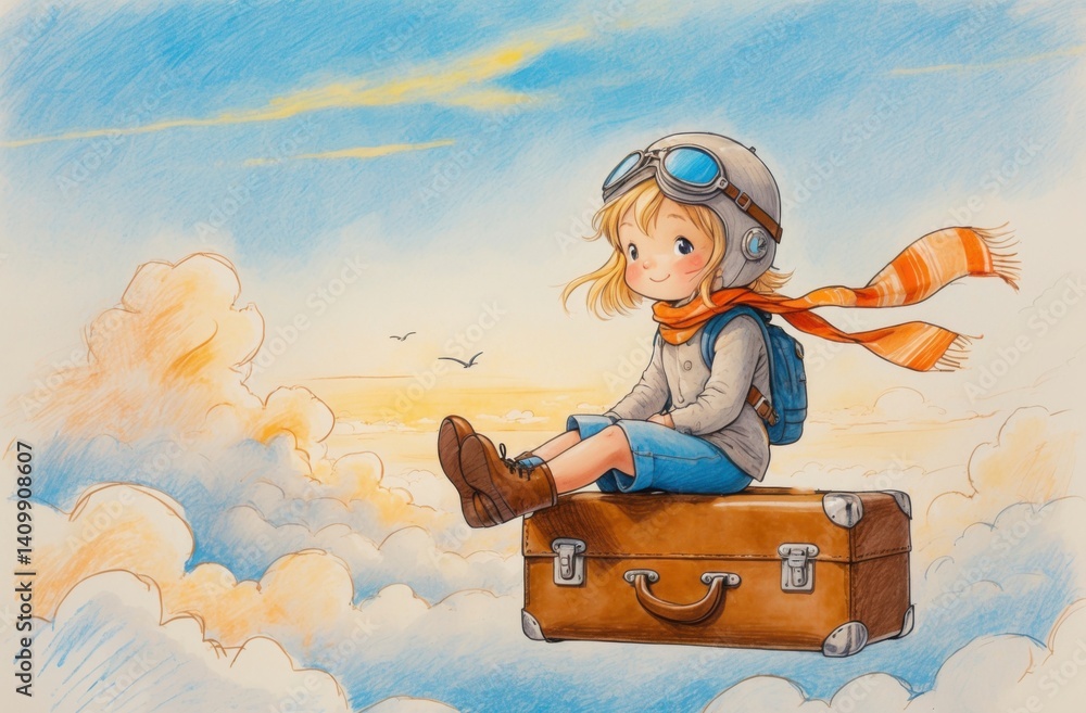Naklejka premium Flying Free