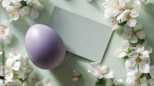 Easter decoration chick ornaments festive banners. Serene Spring Still Life Egg Flowers and Decorative Card Freshness Symbolism and Minimalist Beauty.