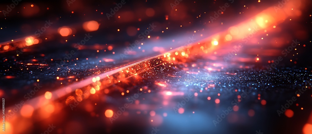 Obraz premium Abstract Light Trails (1)