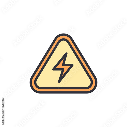 Free Download Energy sign colored icons, minimalist vector illustration ,simple transparent graphic element .Isolated on white background - GFXLoad