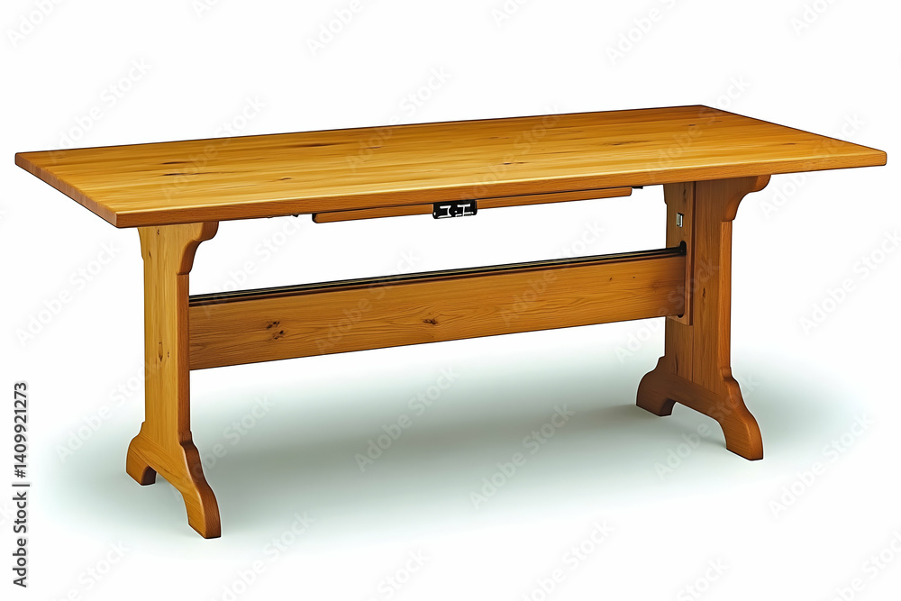 Light Brown Extendable Wooden Console Table Light Brown Extendable Wooden Console Table