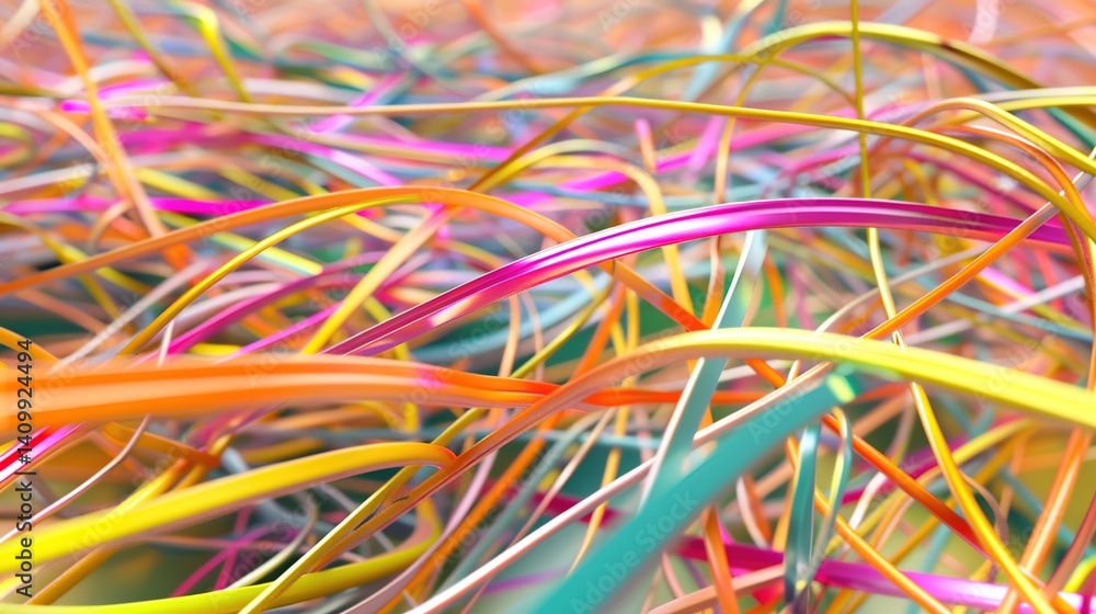 3D Rendered Network Data Flow: Dynamic Background for Digital Connectivity 3D Rendered Network Data Flow: Dynamic Background for Digital Connectivity