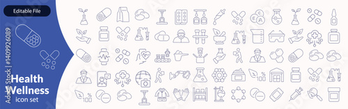 Public health icon set. Containing community health, disease prevention, health protection, medical services, health awareness, hygiene, handwashing and more. Solid vector icons collection.