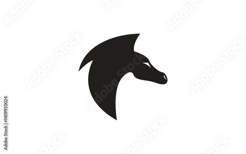 Head Horse strong Logo icon design Template v.5