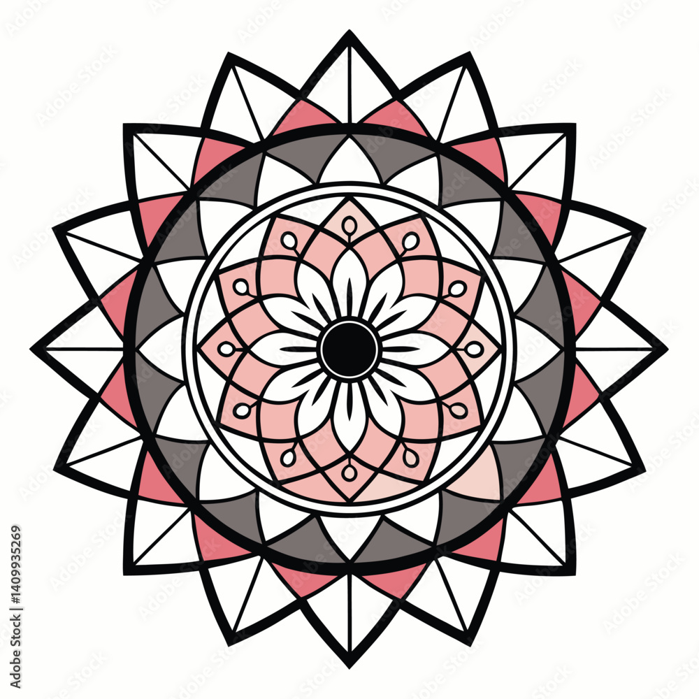 Fototapeta premium abstract flower pattern