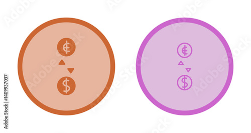 Currency Exchange Icon Design
