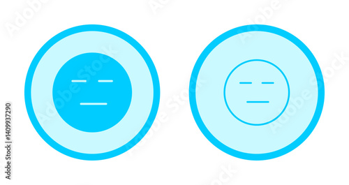 Neutral Face Icon Design
