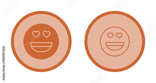 Heart Eyes Icon Design