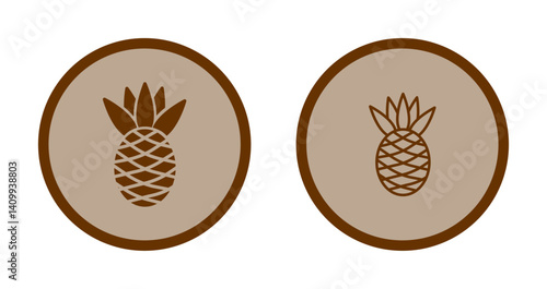 Pineapple Icon Design