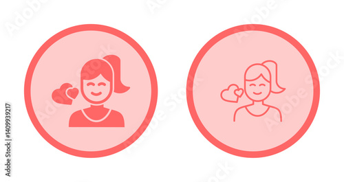 Love and Affection Icon Design
