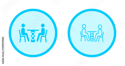 Family Dinner Icon Design