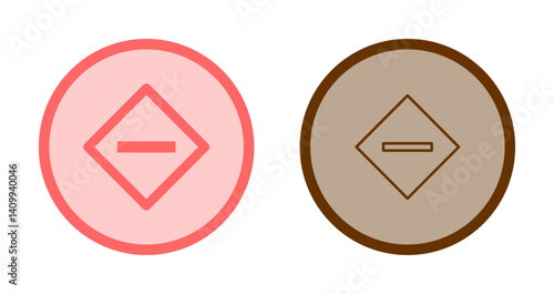 Minus Sign Icon Design
