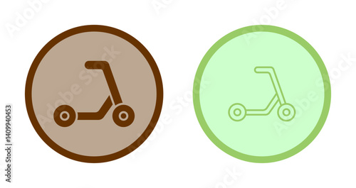Kick Scooter Icon Design