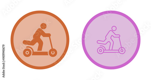 Kick Scooter Icon Design