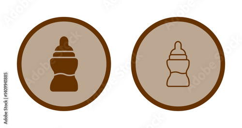 Bottle Feeding Icon Design