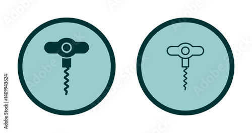 Wine Opener Icon Design