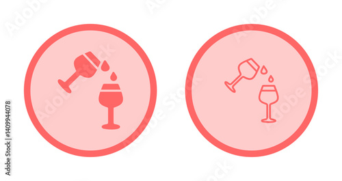 Wine Sip Icon Design