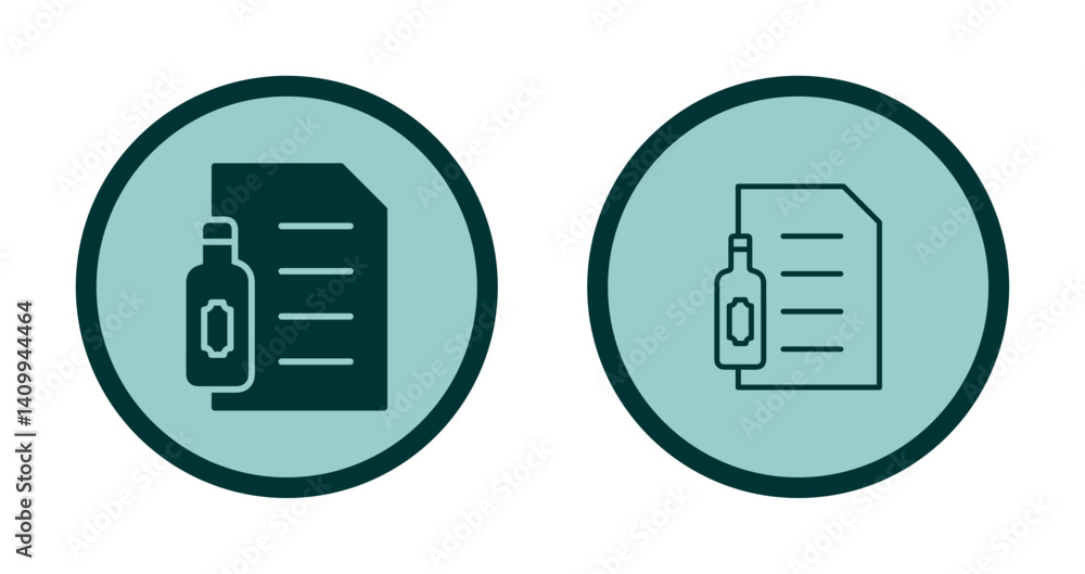 Wine Tasting Notes Icon Design Wine Tasting Notes Icon Design
