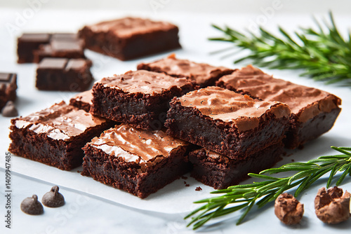 natural fudgy brownies,