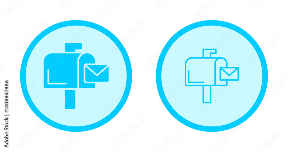 Fototapeta premium Mailbox Icon Design