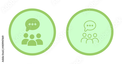 Group Chat Icon Design