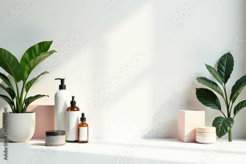 Immaculately white backdrop, perfect for product display, e-commerce, image