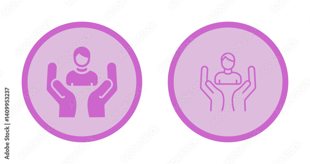 Employee Insurance Icon Design Employee Insurance Icon Design