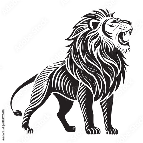 Wallpaper Mural Lion Vector Torontodigital.ca