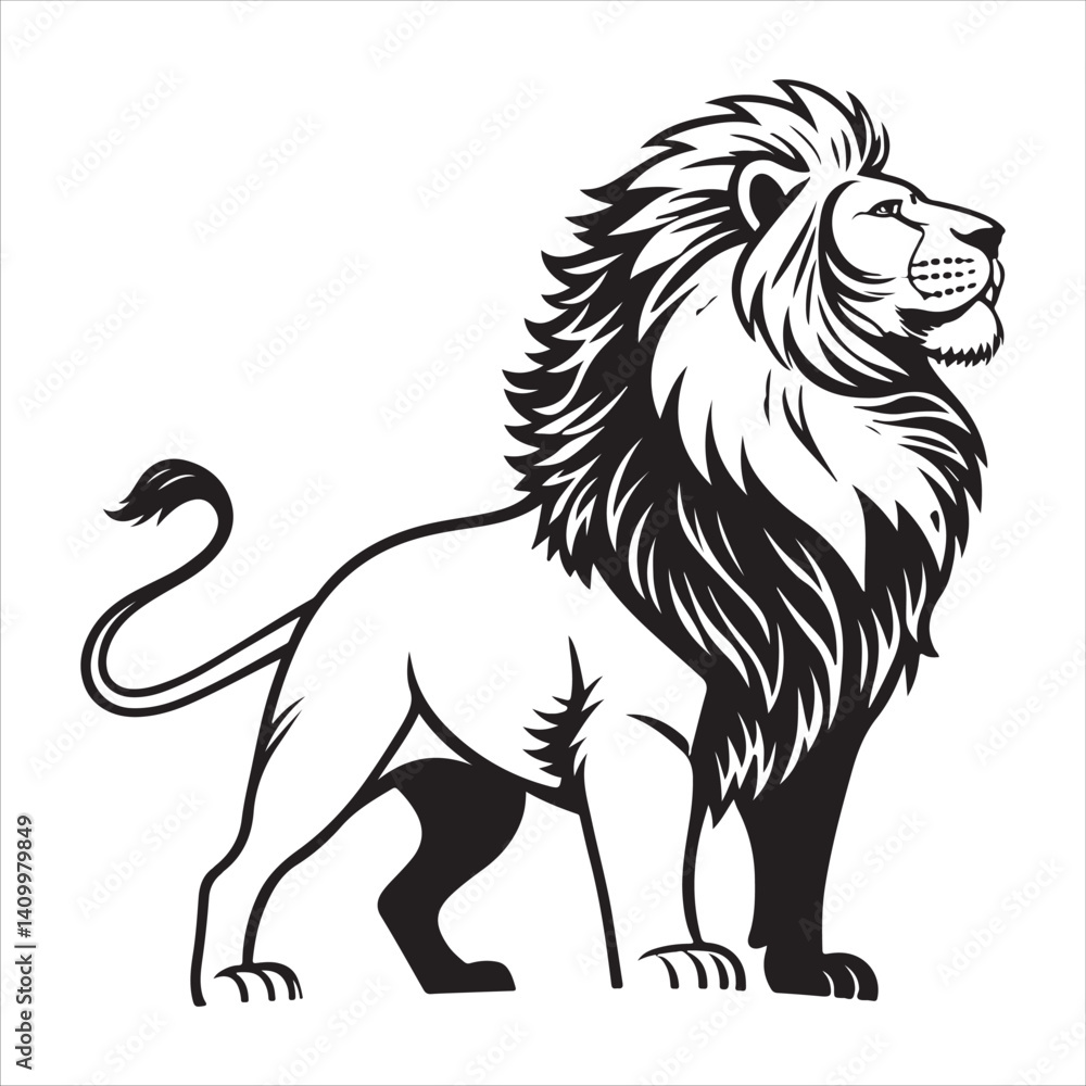 Obraz premium Lion Vector