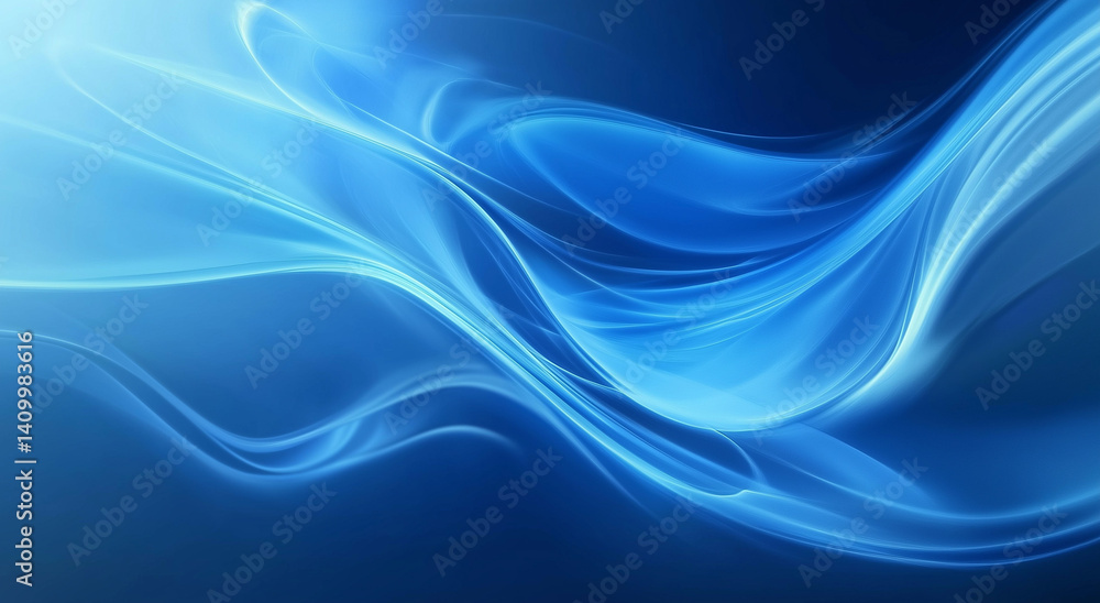 Ondas Azuis Etéreas Abstratas - Ondas azuis abstratas, fluidas, etéreas, rodopiantes, tranquilas. Ondas Azuis Etéreas Abstratas - Ondas azuis abstratas, fluidas, etéreas, rodopiantes, tranquilas.