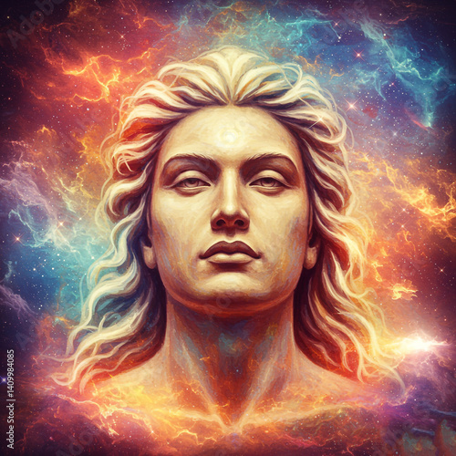Divine Being with Cosmic En...