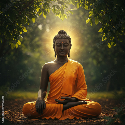 Buddha Meditating in Nature...