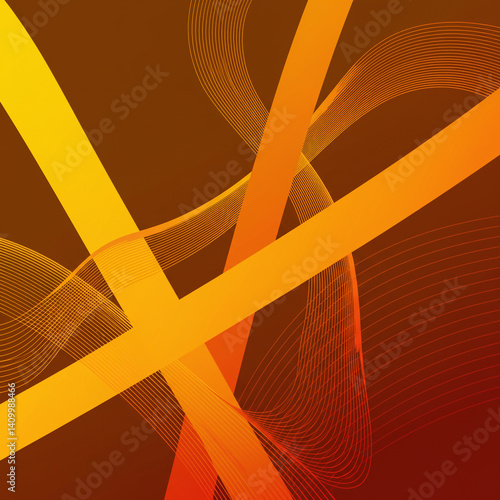 Abstract Background of Warm...