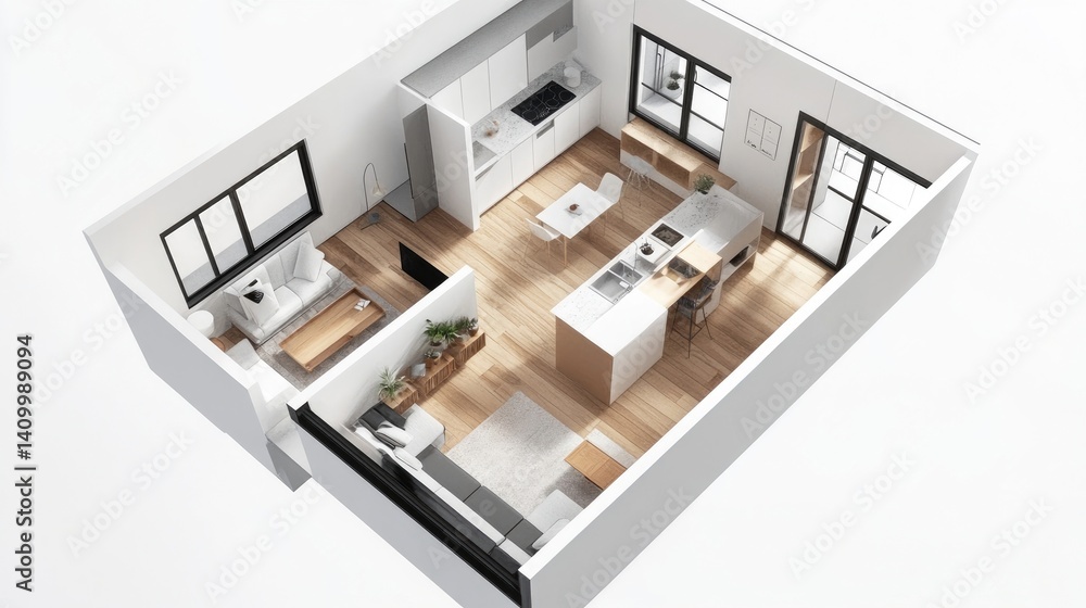 Classic Scandinavian interior design with clean lines and minimalist decor Classic Scandinavian interior design with clean lines and minimalist decor