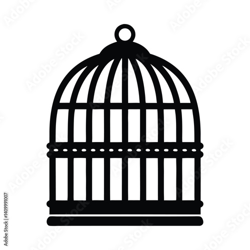 Birdcage Silhouette: Symbol of Freedom and Restriction